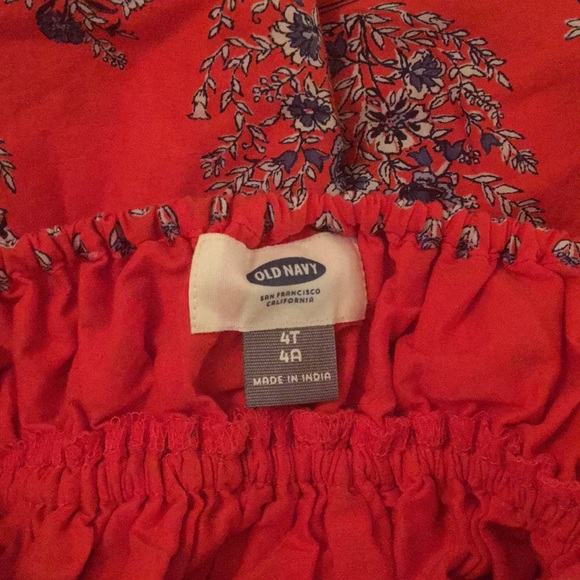 Old Navy Floral Maxi Dress- Size 4T - Picture 7 of 8